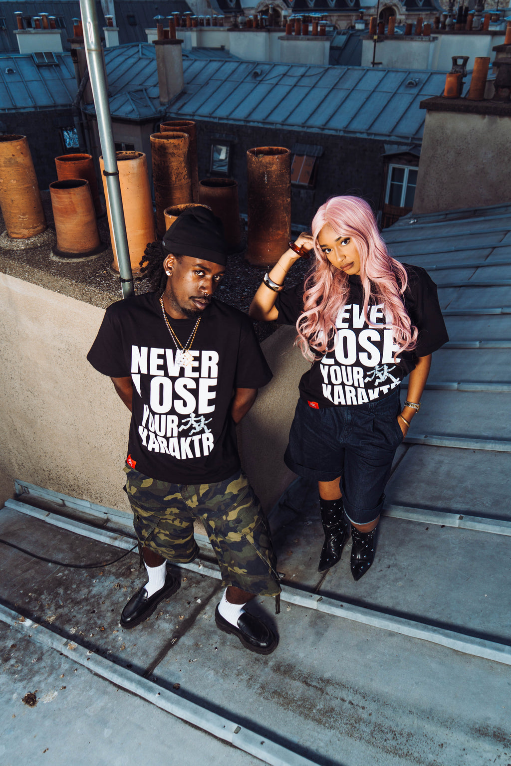 BLACK -  NEVER LOOSE YOUR KARAKTR TEE